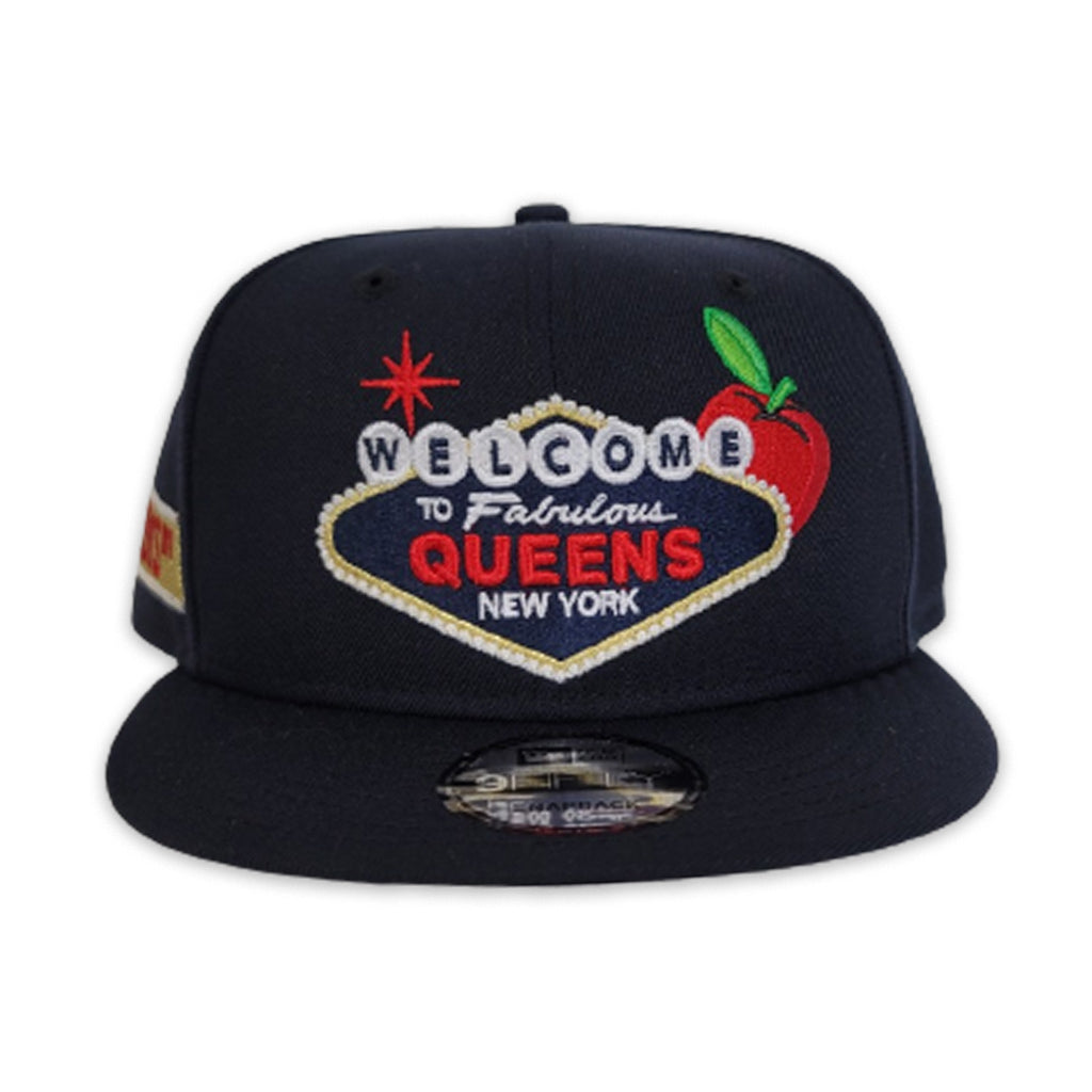Navy Blue Welcome To Fabulous Queens Gray Bottom New Era 9Fifty Snapback