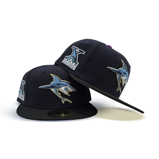 Navy Blue San Jose Sharks Fitted