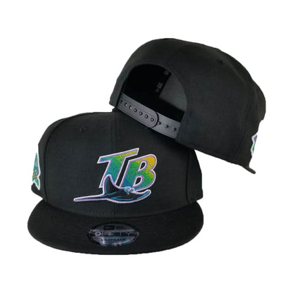 New Era Black 10th Seasons Tampa Bay Rays 9Fifty Snapback