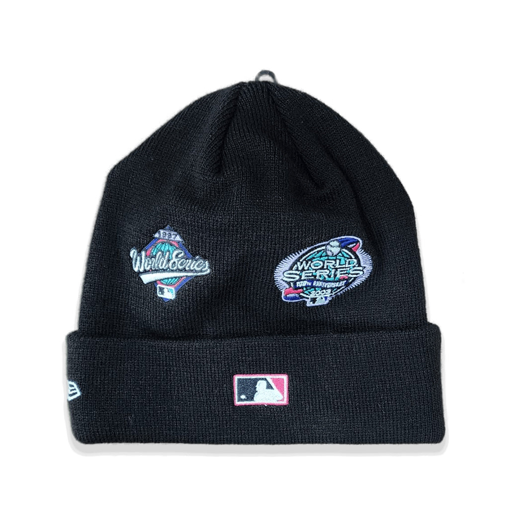 New Era Black Florida Marlins Polar Lights Sports Knit Beanie