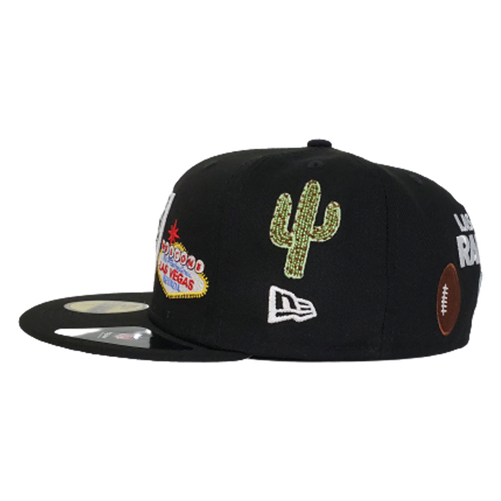 New Era Black Las Vegas Raiders Souvenir 59FIFTY Fitted