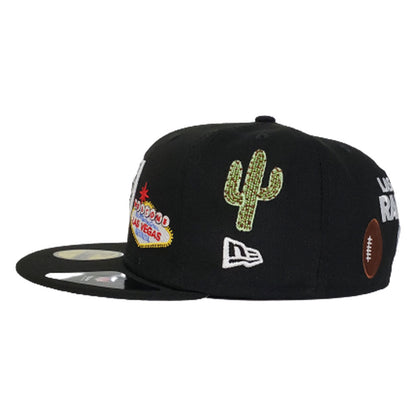 New Era Black Las Vegas Raiders Souvenir 59FIFTY Fitted