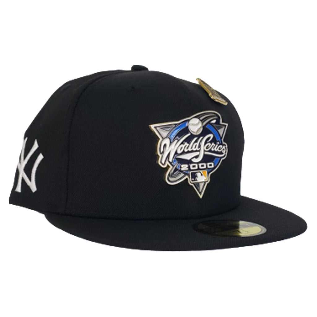 New Era Black New York Yankees 2000 World Series Metal Badge 59Fifty Fitted