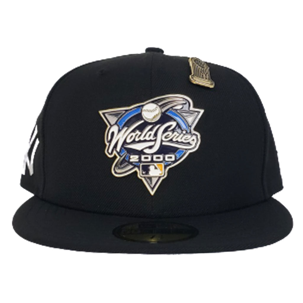 New Era Black New York Yankees 2000 World Series Metal Badge 59Fifty Fitted