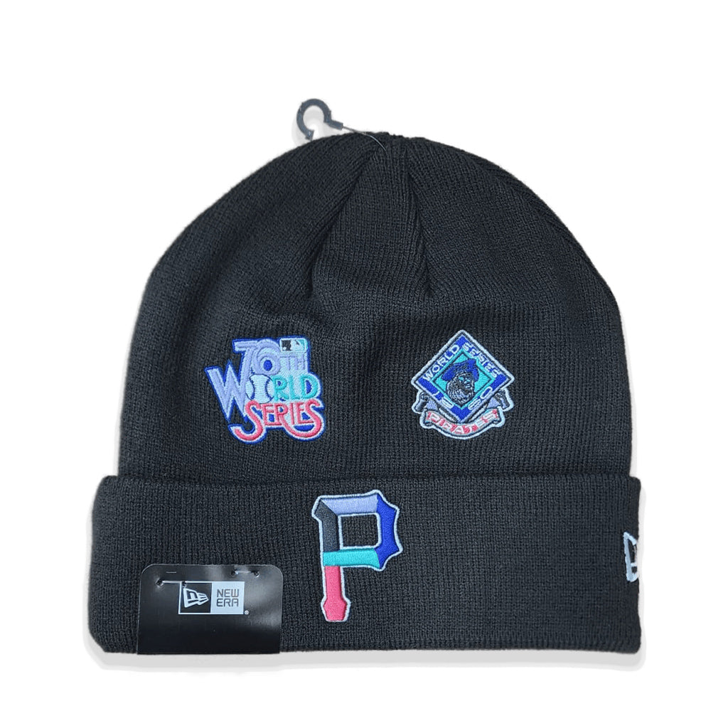New Era Black Pittsburgh Pirates Polar Lights Sports Knit Beanie