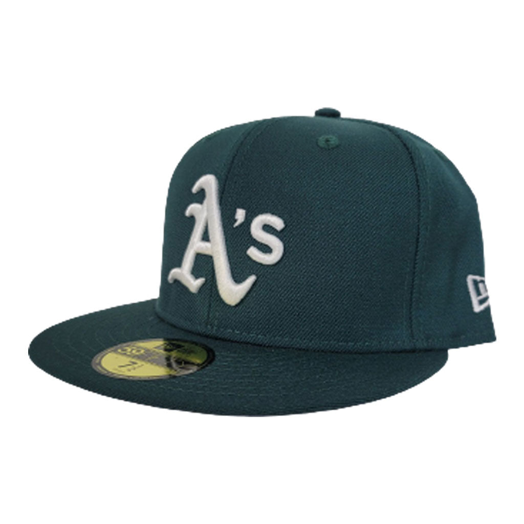 New Era Green Oakland Athletics Pink Undervisor 59FIFTY Fitted
