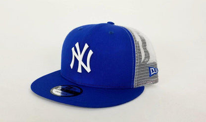 New Era MLB New York Yankees Blue and White Metal Mesh 9FIFTY Snapback Cap