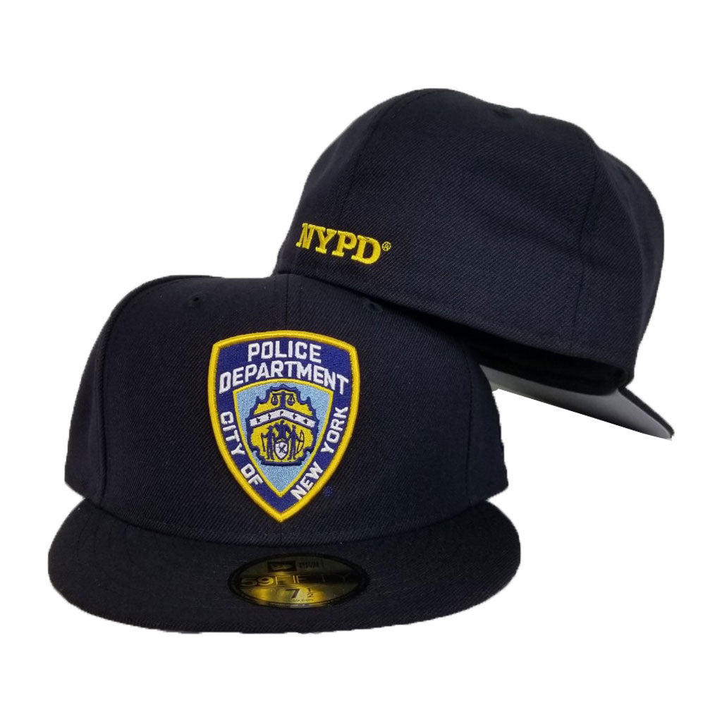 New Era Navy Blue New York Police Department " NYPD " 59FIFTY Fitted Hat