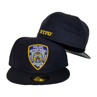 New Era Navy Blue New York Police Department " NYPD " 59FIFTY Fitted Hat