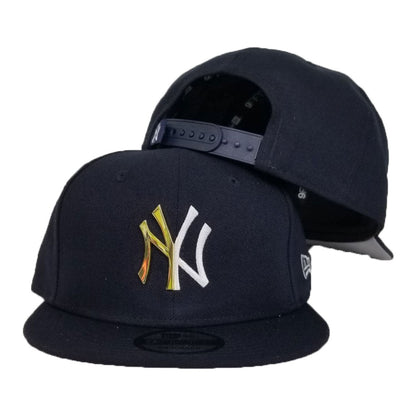 New Era Navy Split Metal New York Yankees Snapback