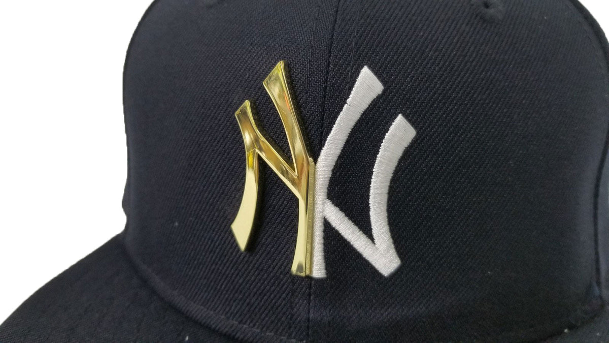 New Era Navy Split Metal New York Yankees Snapback