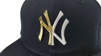 New Era Navy Split Metal New York Yankees Snapback