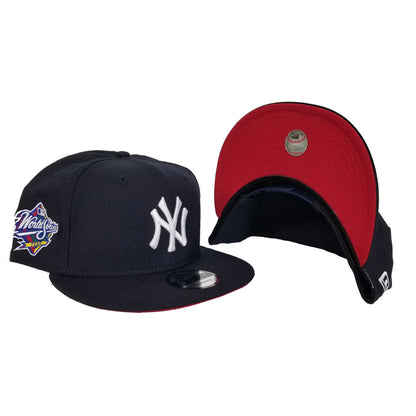 New Era New York Yankees 1998 World Series Navy Red Bottom 9Fifty Snapback Hat