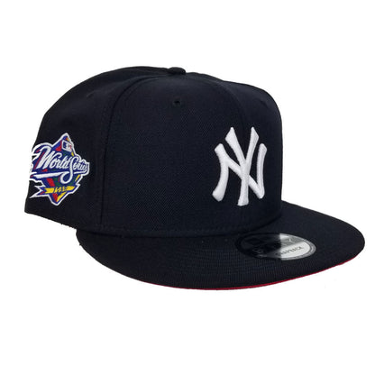 New Era New York Yankees 1998 World Series Navy Red Bottom 9Fifty Snapback Hat