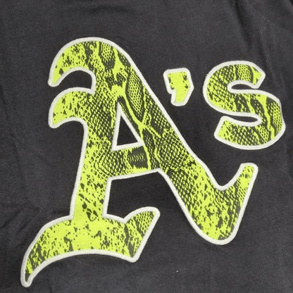 New Era Oakland Athletics Summer Pop Black Neon Yellow T-shirt