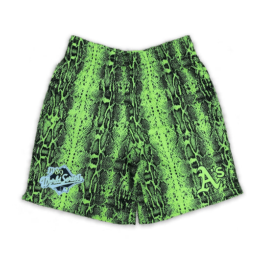 New Era Oakland Athletics Summer Pop Yellow Shorts