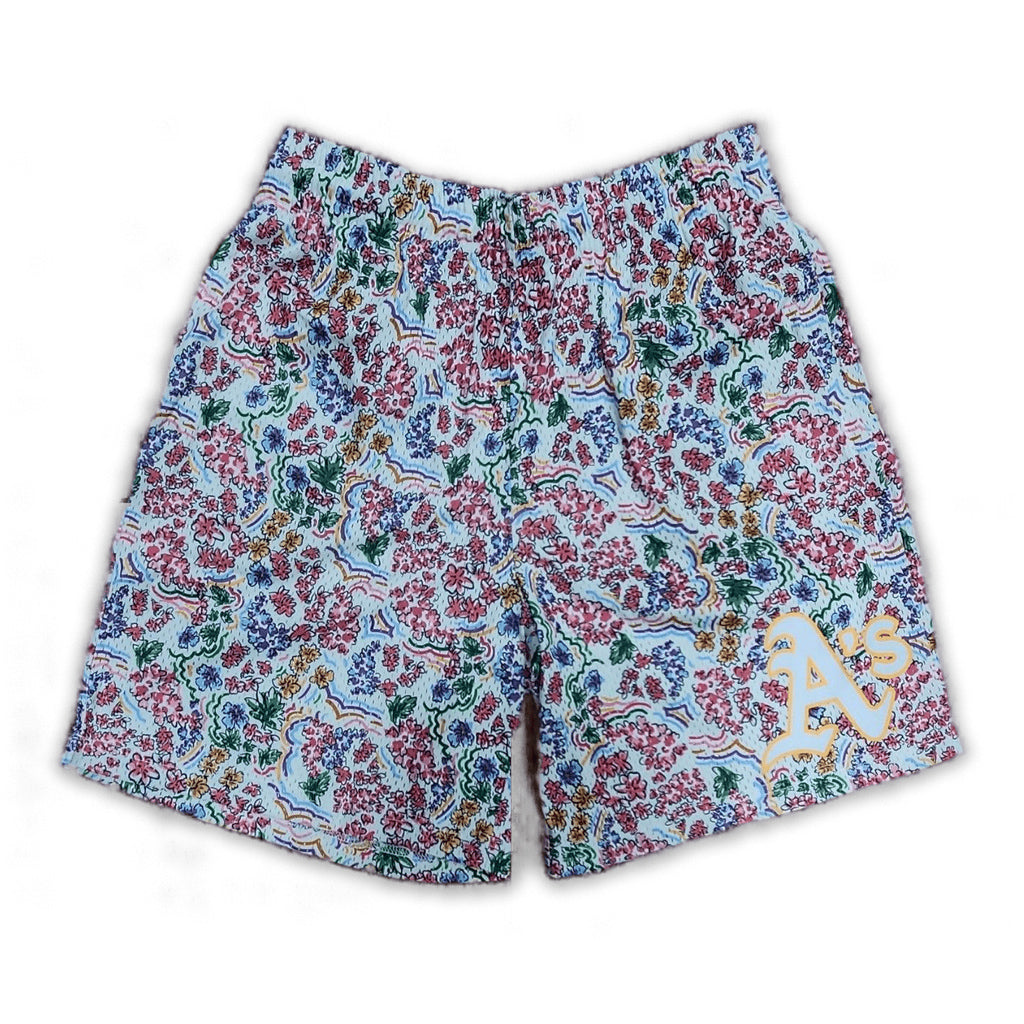 New Era Oakland Athletics Watercolor Floral Shorts
