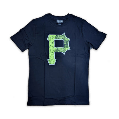 New Era Pittsburgh Pirates Summer Pop Black Neon Yellow T-shirt