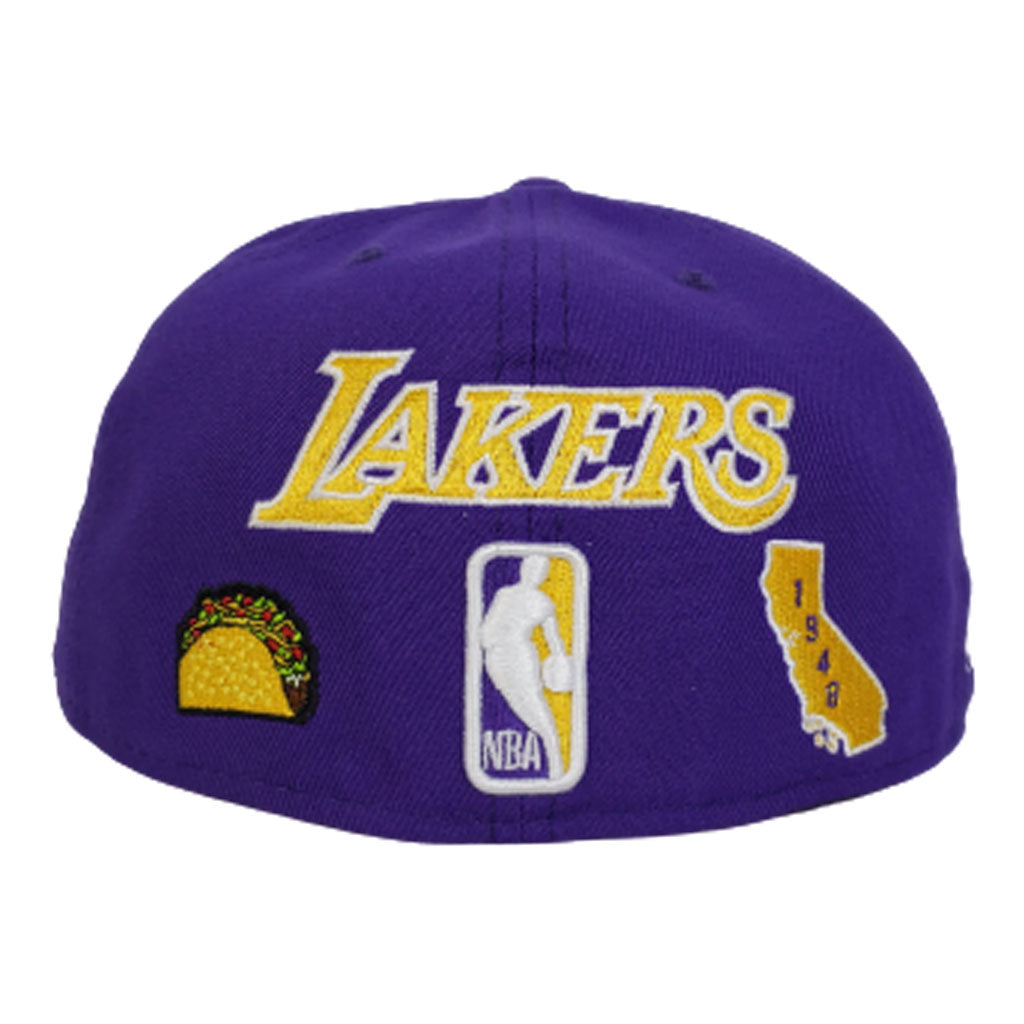 New Era Purple Los Angeles Lakers Souvenir 59FIFTY Fitted