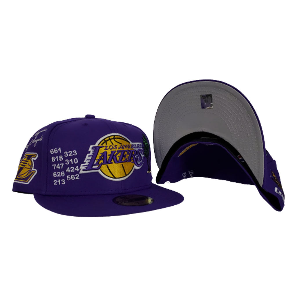 New Era Purple Los Angeles Lakers Souvenir 59FIFTY Fitted