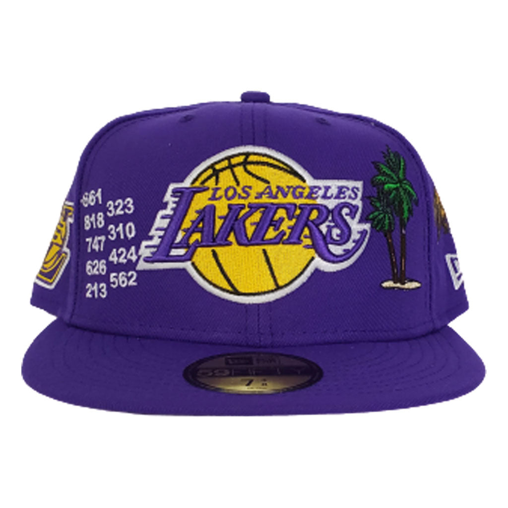 New Era Purple Los Angeles Lakers Souvenir 59FIFTY Fitted