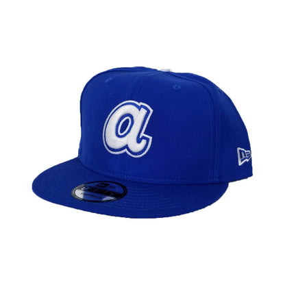 New Era Royal Blue Cooperstown Atlanta Braves  9Fifty Snapback