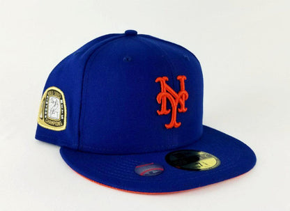 New Era Royal Blue New York Mets 2 times Champions Ring 59Fifty Fitted Hat