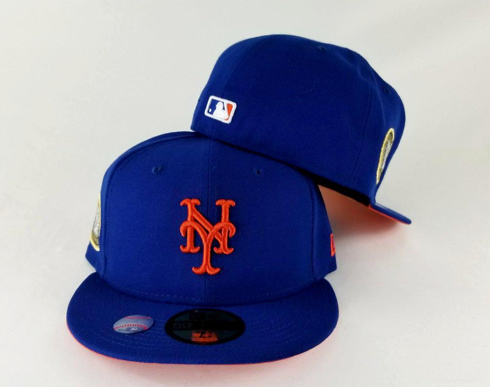 New Era Royal Blue New York Mets 2 times Champions Ring 59Fifty Fitted Hat