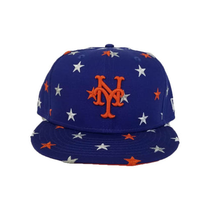 New Era Royal Blue Star Scatter New York Mets 9Fifty Snapback hat