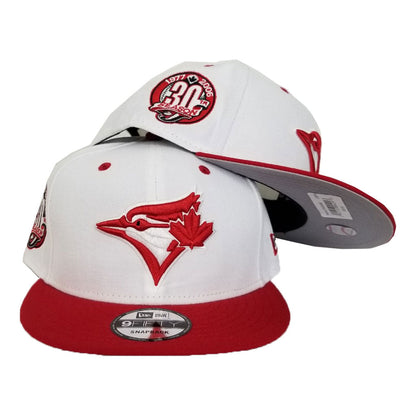 New Era Toronto Blue Jays 9Fifty Snapback Hat White / Red