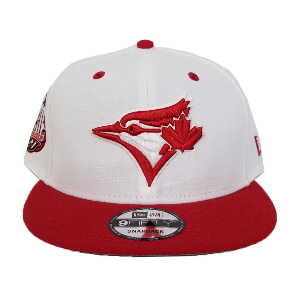 New Era Toronto Blue Jays 9Fifty Snapback Hat White / Red