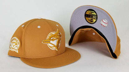 New Era Toronto Blue Jays Nubuck Wheat 59Fifty fitted hat