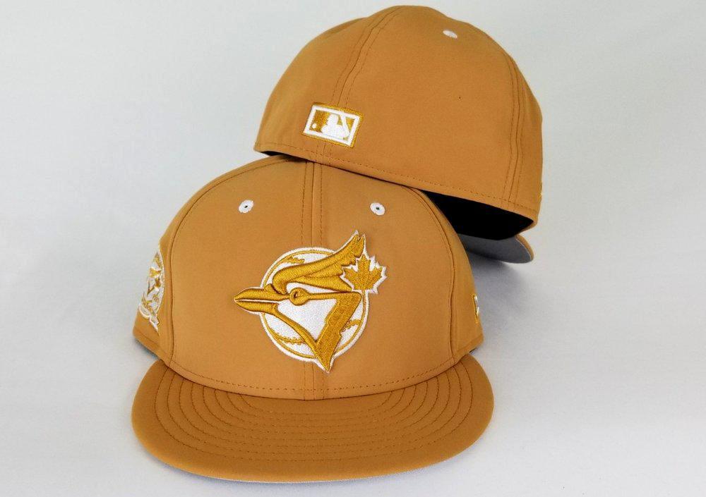 New Era Toronto Blue Jays Nubuck Wheat 59Fifty fitted hat