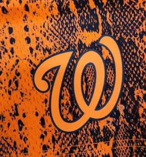 New Era Washington Nationals Summer Pop Orange Shorts