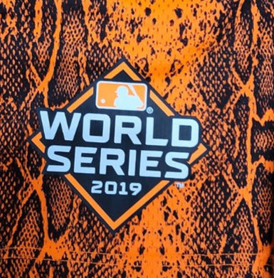 New Era Washington Nationals Summer Pop Orange Shorts