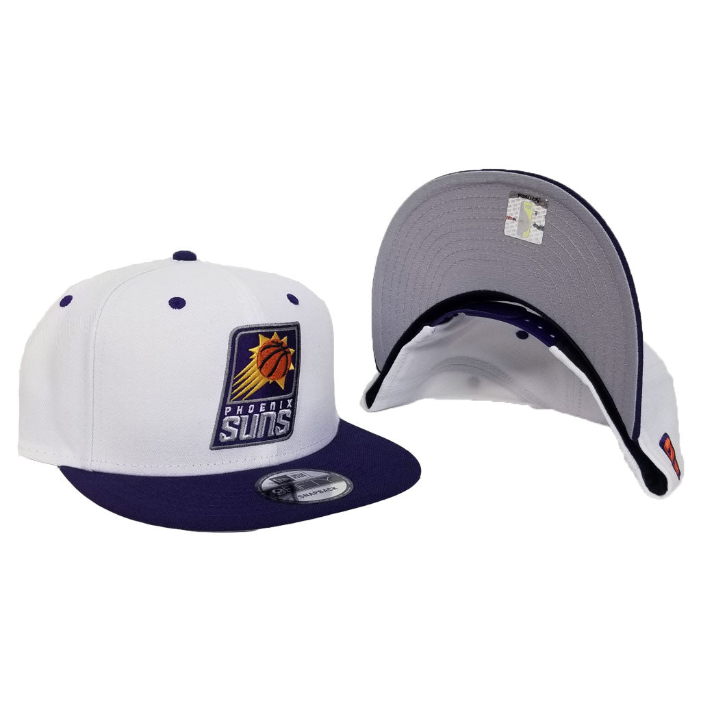New Era White / Purple Phoenix Suns 9Fifty Snapback