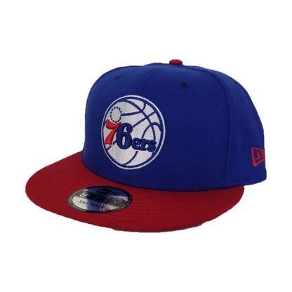 New Era philadelphia 76ers 2 Tone Royal Blue / Red Snapback Hat