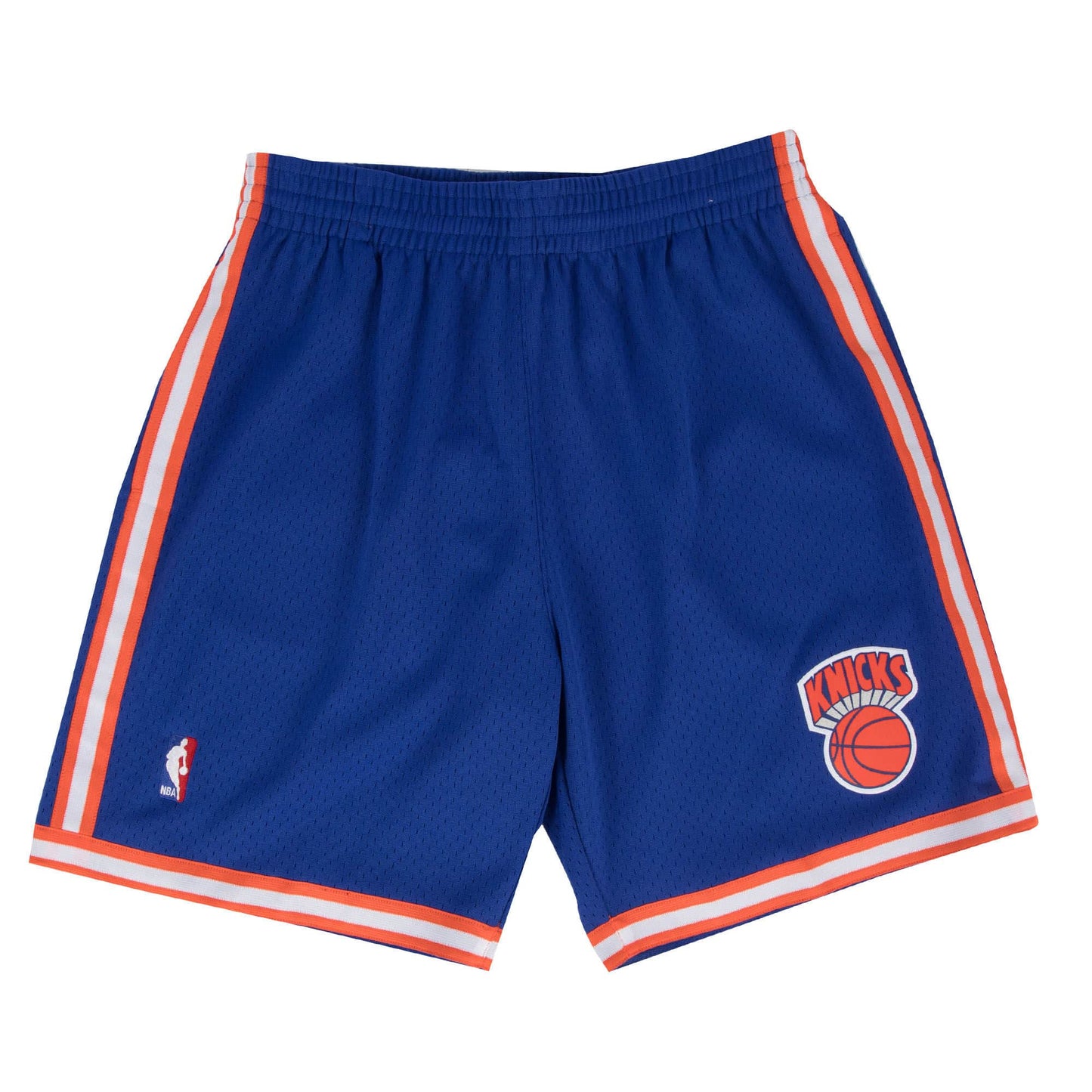 New York Knicks Mitchell & Ness Royal Hardwood Classics Swingman Shorts