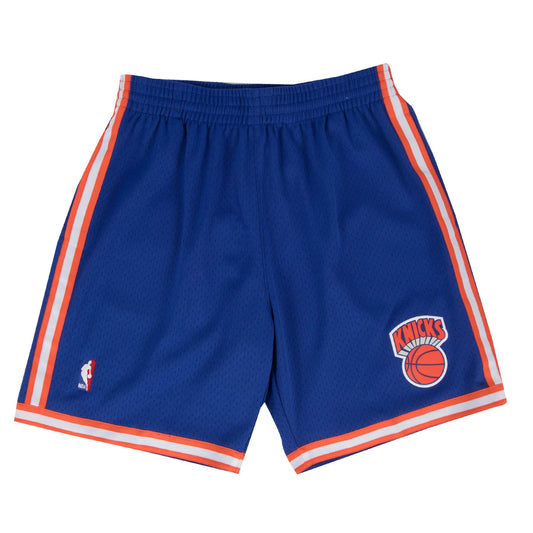 New York Knicks Mitchell & Ness Royal Hardwood Classics Swingman Shorts
