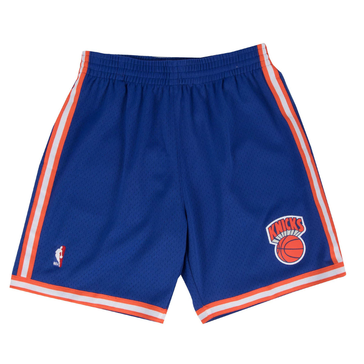 New York Knicks Mitchell & Ness Royal Hardwood Classics Swingman Shorts