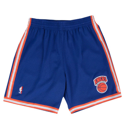 New York Knicks Mitchell & Ness Royal Hardwood Classics Swingman Shorts