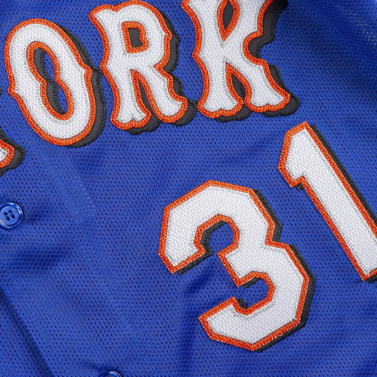 New York Mets Mike Piazza Mitchell & Ness Royal Blue Cooperstown Collection Mesh Batting Practice Jersey