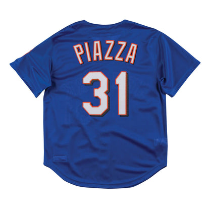 New York Mets Mike Piazza Mitchell & Ness Royal Blue Cooperstown Collection Mesh Batting Practice Jersey
