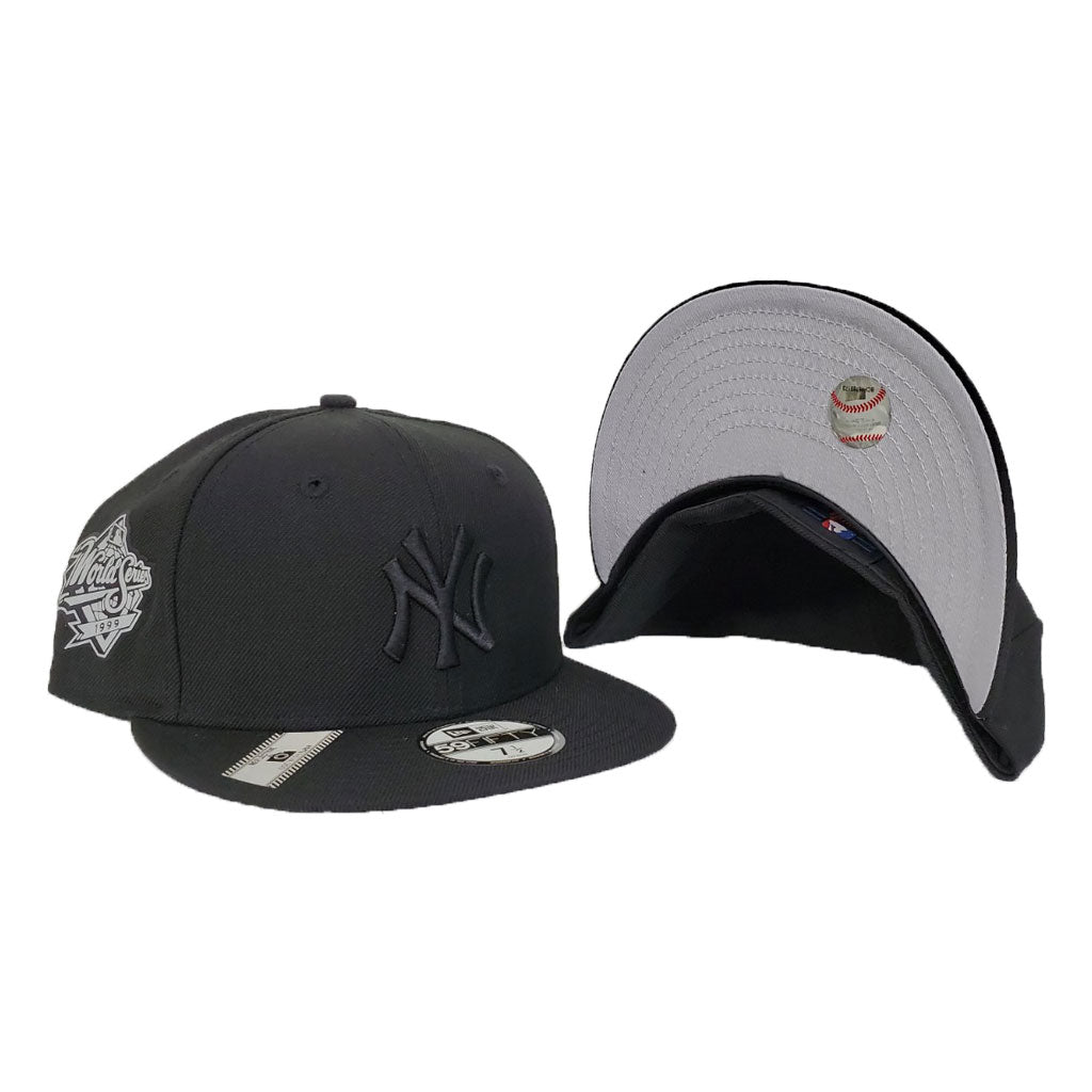New York Yankees Black Reflective 1999 World Series New Era 59Fifty Fitted Hat