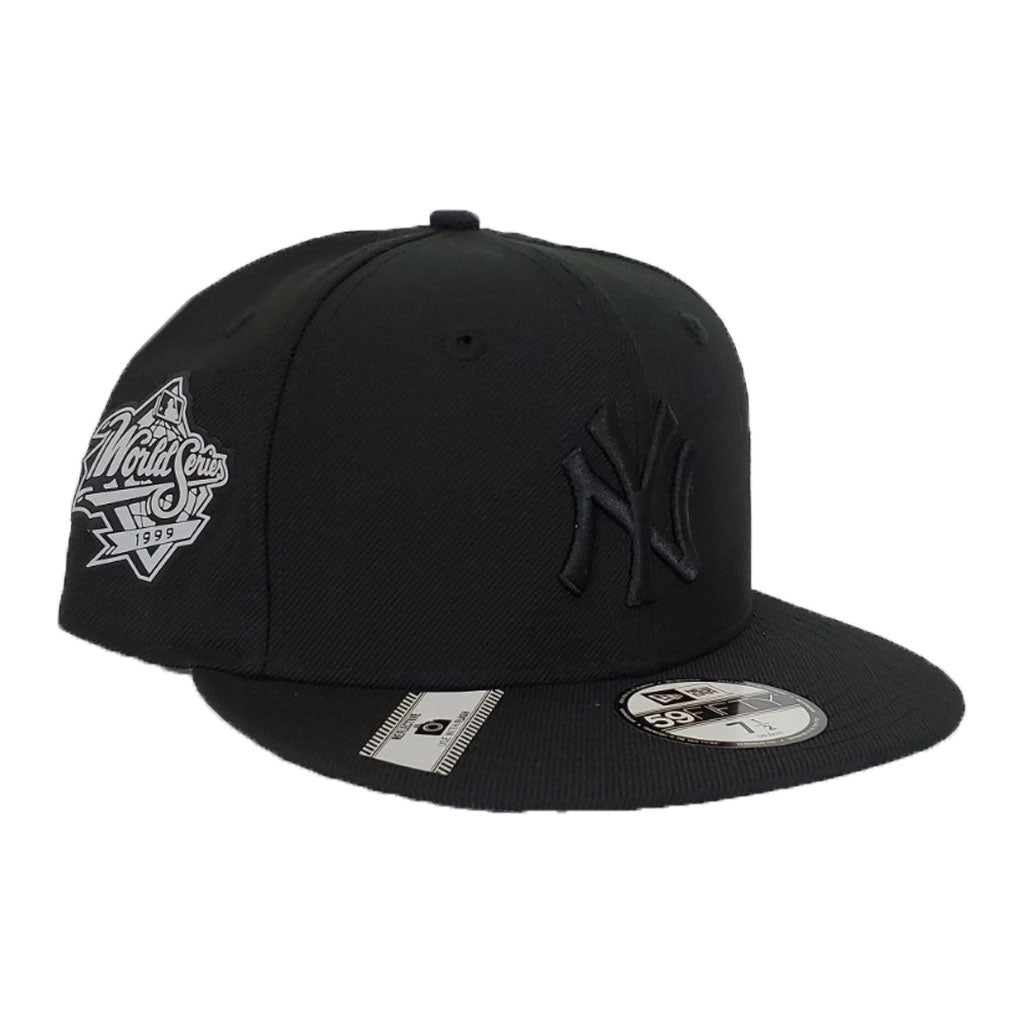 New York Yankees Black Reflective 1999 World Series New Era 59Fifty Fitted Hat