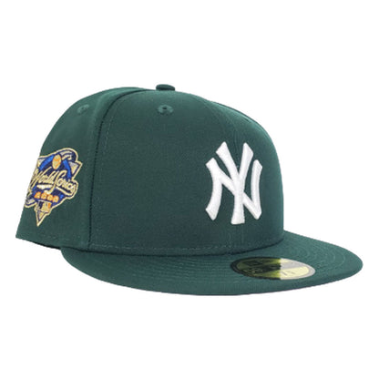 New York Yankees Dark Green Pink Bottom 2000 World Series New Era 59Fifty Fitted