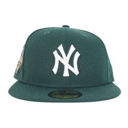 New York Yankees Dark Green Pink Bottom 2000 World Series New Era 59Fifty Fitted