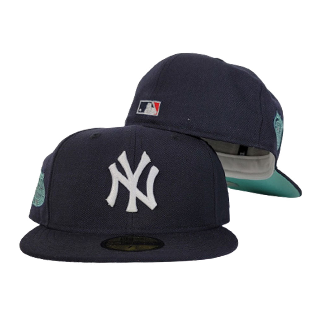 New York Yankees Navy Blue Mint Green Bottom 2008 All Star Game New Era 59Fifty Fitted