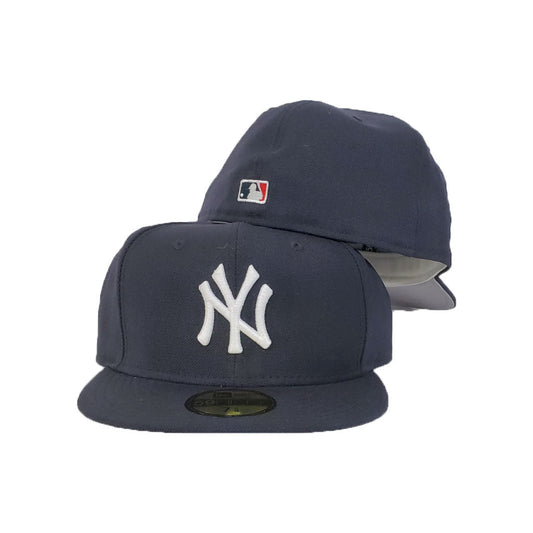 Navy Blue New York Yankees Gray Bottom New Era 59Fifty True Authentic On Field Fitted