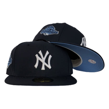 New York Yankees Navy Icy Blue Bottom 1996 World Series New Era 59Fifty Fitted